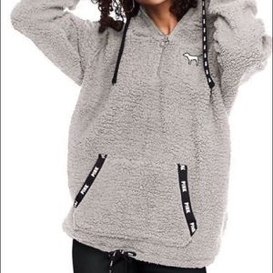 VS Pink Sherpa Hoodie